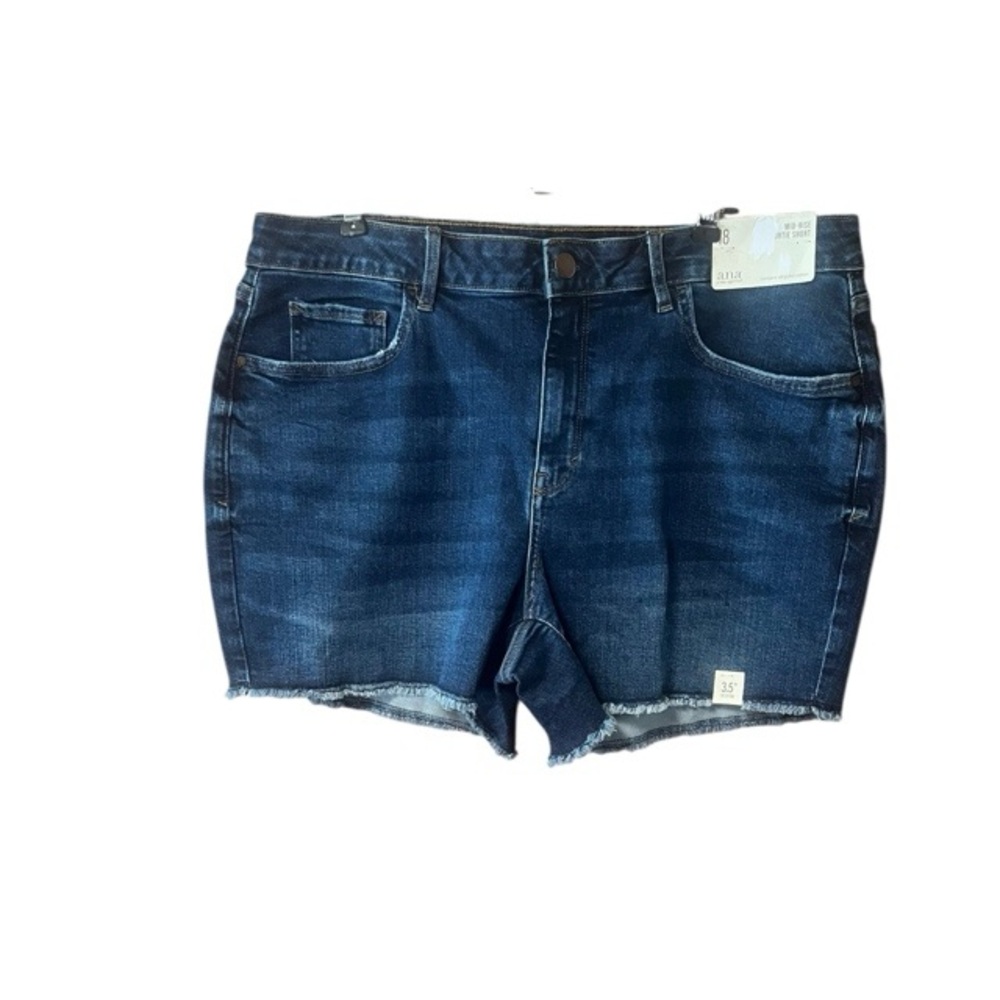 a.n.a Mid Rise Shortie Jean Shorts NWT - Picture 1 of 4